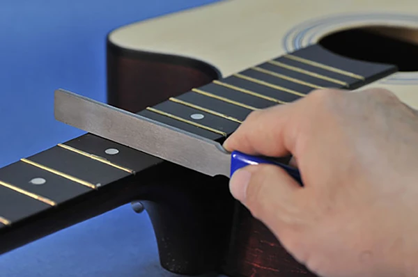 整平后品丝凸度